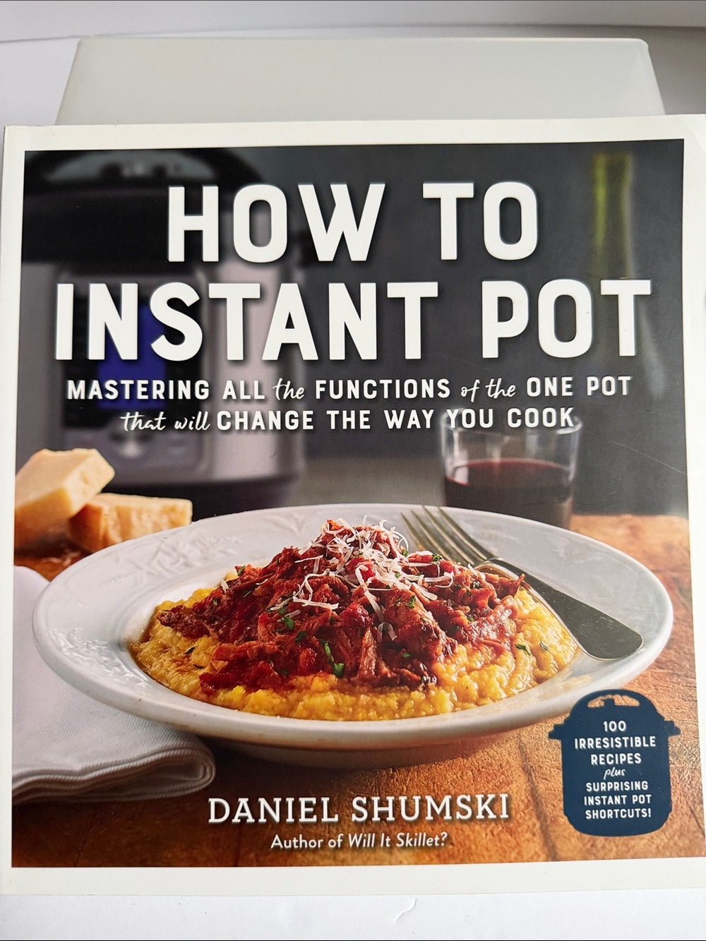 How to Instant Pot Cookbook by - White & Black Cover